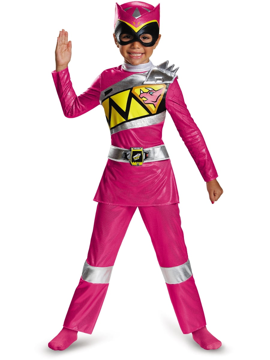 Power Rangers Dino Charge Pink Ranger Deluxe Toddler Halloween Costume - Walmart.com